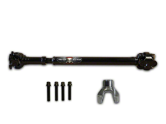 Adams Driveshaft Extreme Duty Series OEM Flange Style Front 1350 CV Driveshaft with Solid U-Joints (18-23 Jeep Wrangler JL Sport)