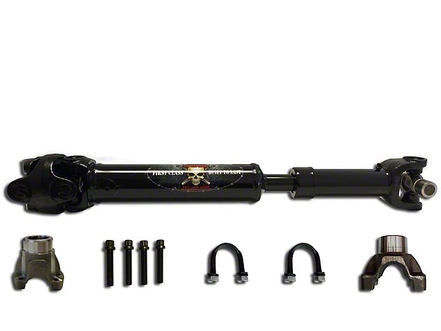 Adams Driveshaft Extreme Duty Series Rear 1310 CV Driveshaft with Solid U-Joints and Pinion Yoke (18-23 Jeep Wrangler JL 2-Door Sport)