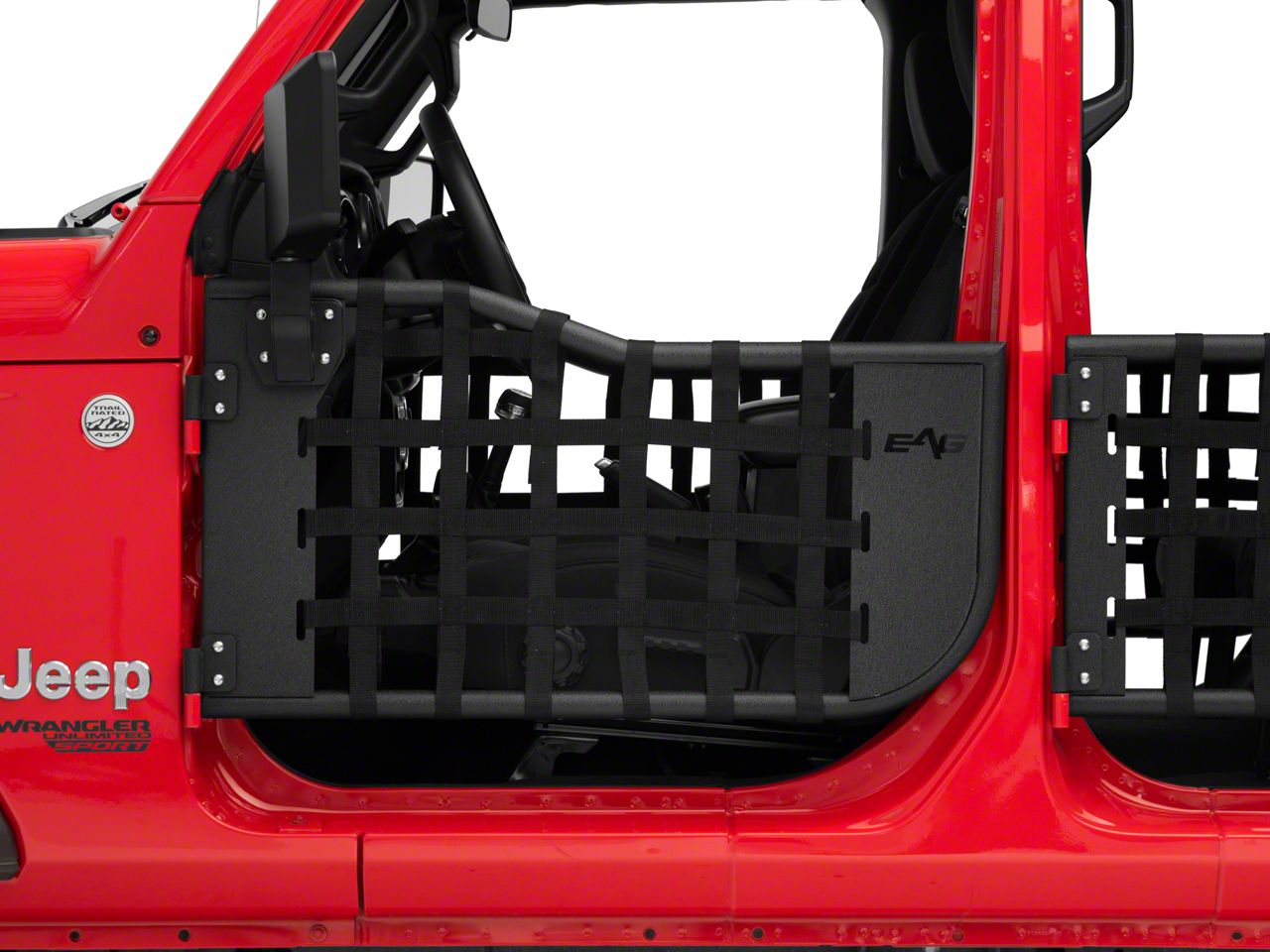 Jeep Gladiator Tubular Matrix Doors with Mirrors (2024 Jeep Gladiator