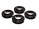0.75-Inch Front or Rear Coil Spring Lift Isolators; Black (84-01 Jeep Cherokee XJ)