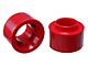 1.75-Inch Front Coil Spring Spacers; Red (07-18 Jeep Wrangler JK)