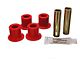Front or Rear Frame Shackle Bushings; Red (87-95 Jeep Wrangler YJ)