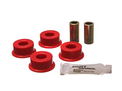 Front or Rear Track Arm Bushings; Red (87-95 Jeep Wrangler YJ)
