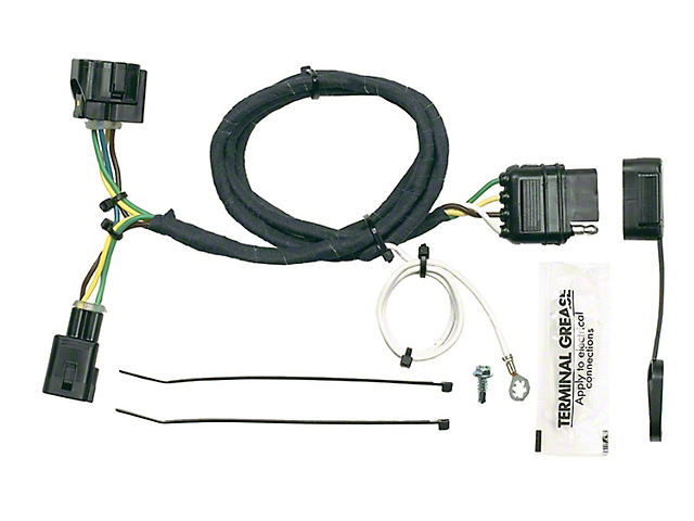 Plug-In Simple Vehicle to Trailer Wiring Harness (98-04 Jeep Wrangler TJ)