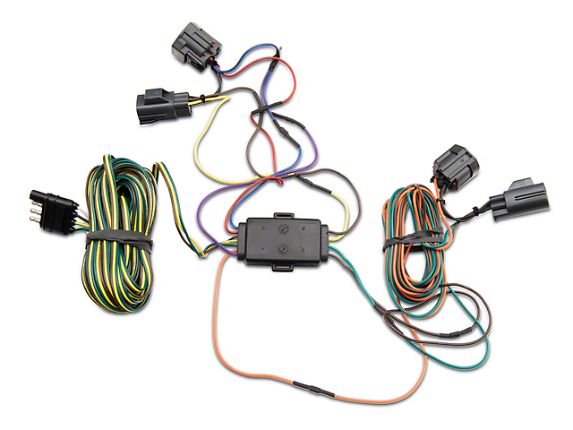 Plug-In Simple Vehicle to Trailer Wiring Harness for Vehicles Towed By A Motorhome (07-18 Jeep Wrangler JK)