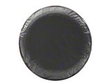 Spare Tire Cover with Camera Port; Solid Black (18-26 Jeep Wrangler JL)