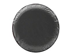 Spare Tire Cover with Camera Port; Solid Black (18-26 Jeep Wrangler JL)