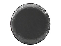 Spare Tire Cover with Camera Port; Solid Black (18-23 Jeep Wrangler JL)