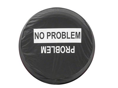No Problem/Problem Spare Tire Cover with Camera Port (18-23 Jeep Wrangler JL)