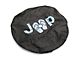 Jeep Aloha Sandals Spare Tire Cover with Camera Port; Black (18-24 Jeep Wrangler JL)