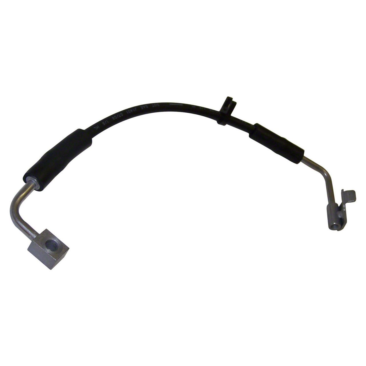 Jeep Wrangler Brake Hose; Front Driver Side (0710 Jeep Wrangler JK)