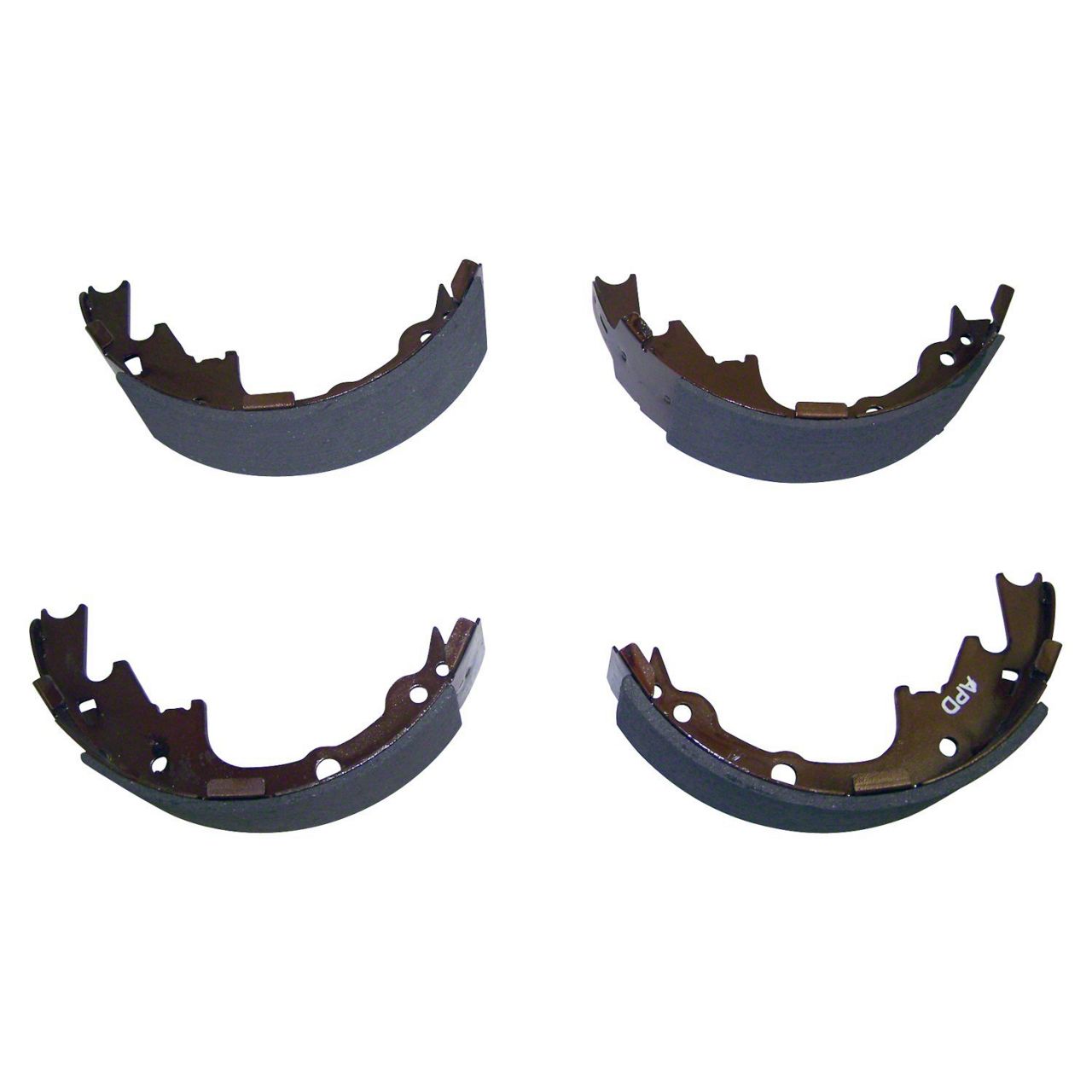 Brake Shoe and Lining Set; 9-Inch x 2-1/2-Inch (00-06 Jeep Wrangler TJ)