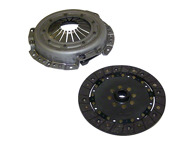 Clutch Pressure Plate and Disc Set; 19-Spline (03-04 2.4L Jeep Wrangler TJ)