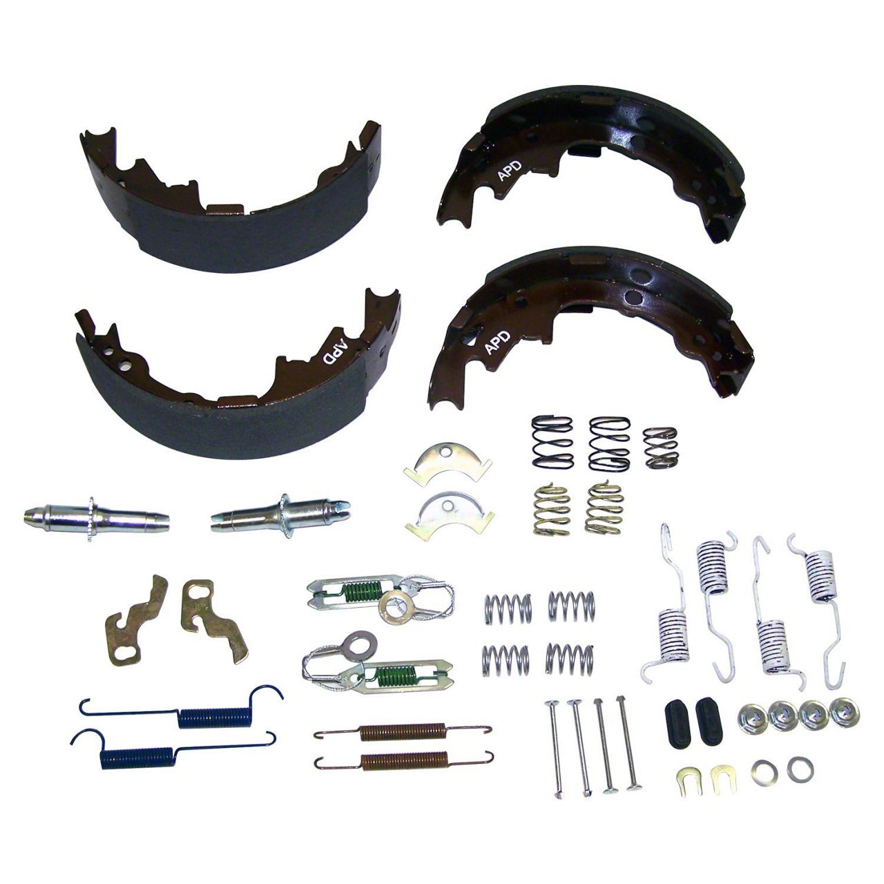 Jeep Wrangler Drum Brake Shoe and Lining Master Kit (0006 Jeep