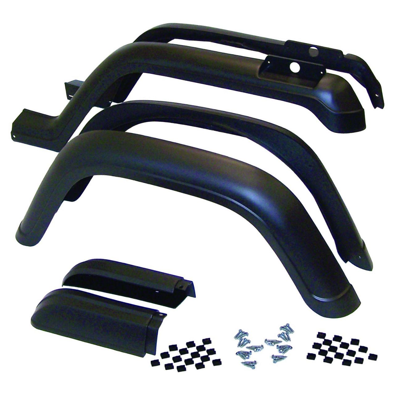 Fender Flares; 6-Piece Kit (87-95 Jeep Wrangler YJ)