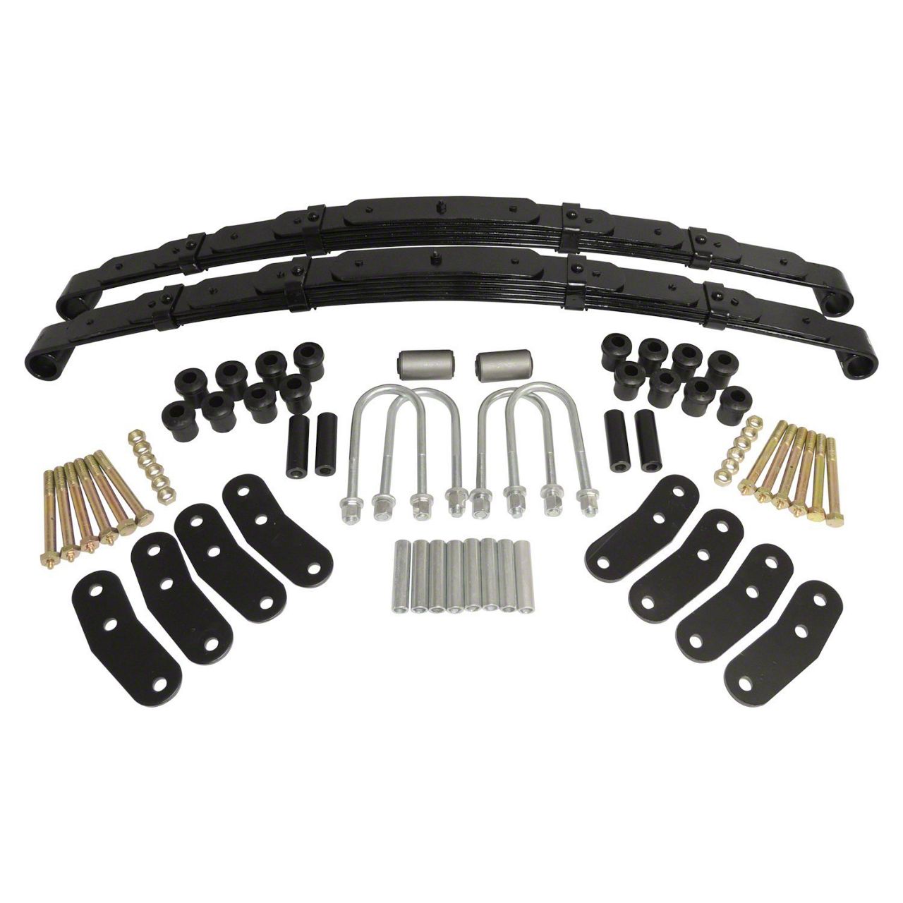 Heavy Duty Rear Leaf Spring Kit (87-95 Jeep Wrangler YJ w/ Dana 35 Rear Axle)