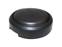 Horn Button; Black (76-95 Jeep CJ5, CJ7 & Wrangler YJ)