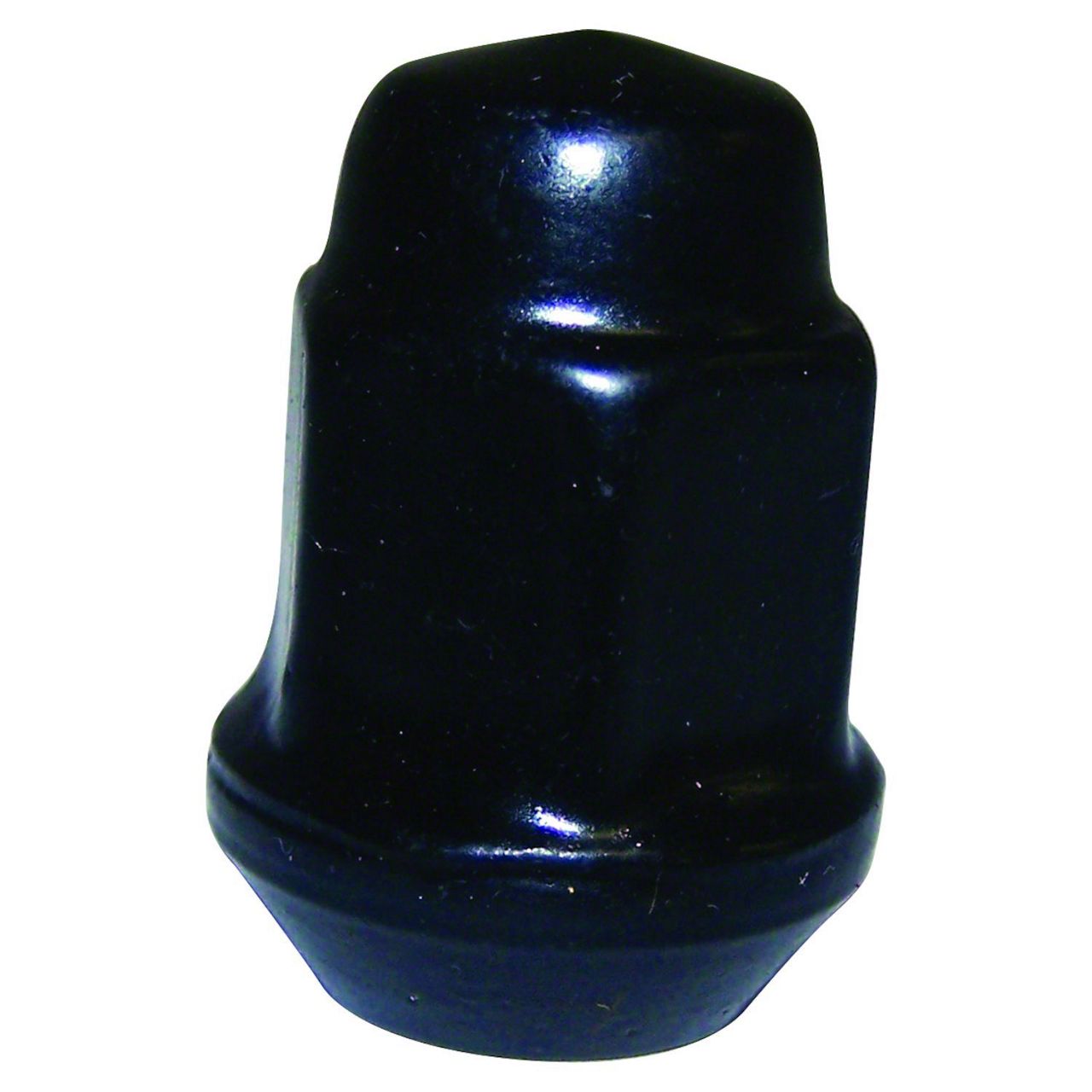 Jeep Wrangler Black Lug Nut; 1/2Inch x 20; Single (8718 Jeep Wrangler