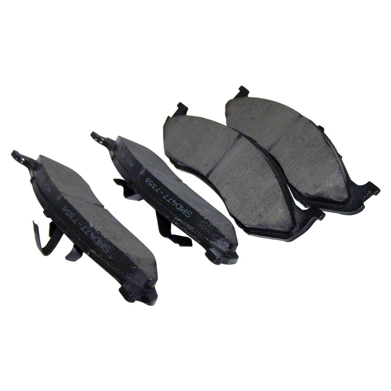Jeep Wrangler Brake Pads; Front Pair (9006 Jeep Wrangler YJ & TJ)