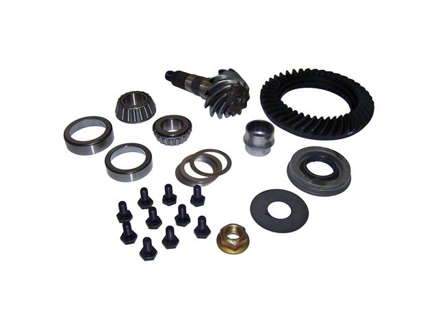 Dana 30 Front Axle Ring and Pinion Gear Kit; 3.73 Gear Ratio (00-06 Jeep Wrangler TJ, Excluding Rubicon)