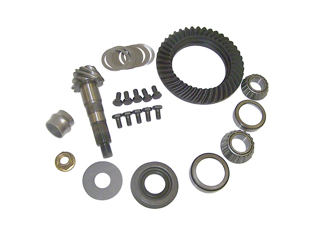 Dana 30 Front Axle Ring and Pinion Gear Kit; 4.56 Gear Ratio (00-06 Jeep Wrangler TJ, Excluding Rubicon)
