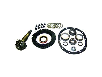 Dana 35 Rear Axle Ring and Pinion Gear Kit; 3.55 Gear Ratio (87-00 Jeep Wrangler YJ & TJ)