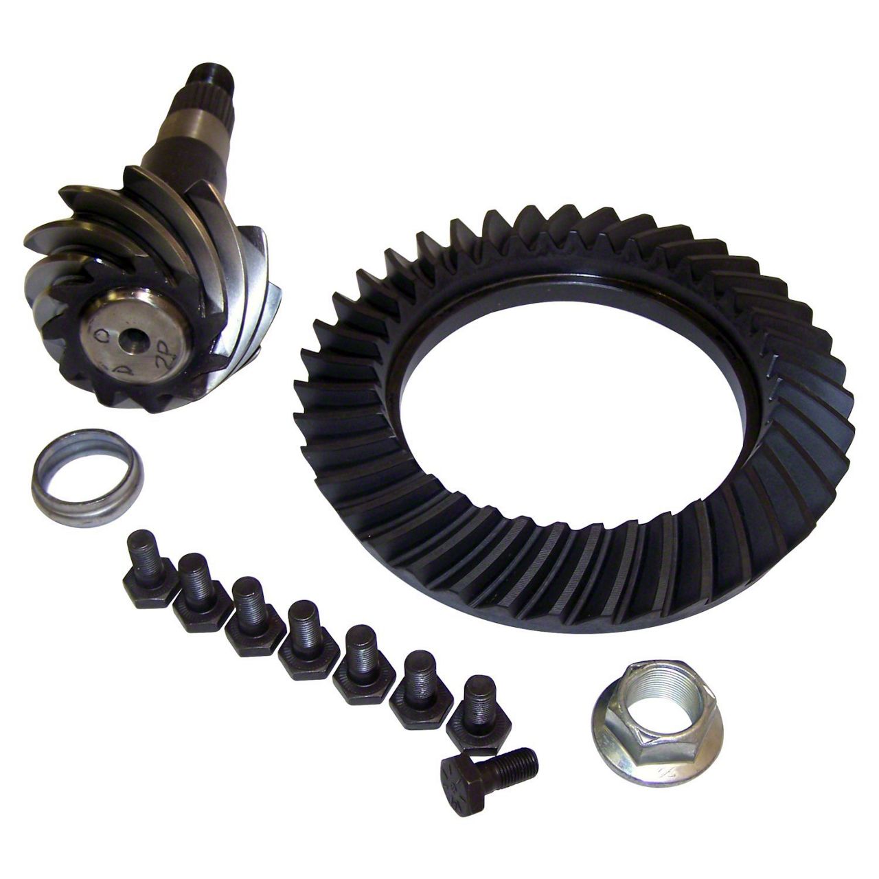 Jeep Wrangler Dana 35 Rear Axle Ring and Pinion Gear Kit; 3.55 Gear Ratio (8794 Jeep Wrangler