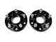 Mammoth 1.25-Inch Billet Wheel Spacer Adapters; Black; 5x4.5 to 5x5 (87-06 Jeep Wrangler YJ & TJ)