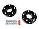 Mammoth 1.25-Inch Billet Wheel Spacer Adapters; Black; 5x4.5 to 5x5 (87-06 Jeep Wrangler YJ & TJ)