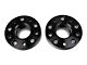 Mammoth 1.50-Inch Billet Wheel Spacer Adapters; Black; 5x4.5 to 5x5 (87-06 Jeep Wrangler YJ & TJ)