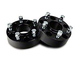 Mammoth 2-Inch Billet Wheel Spacers; Black (18-26 Jeep Wrangler JL)