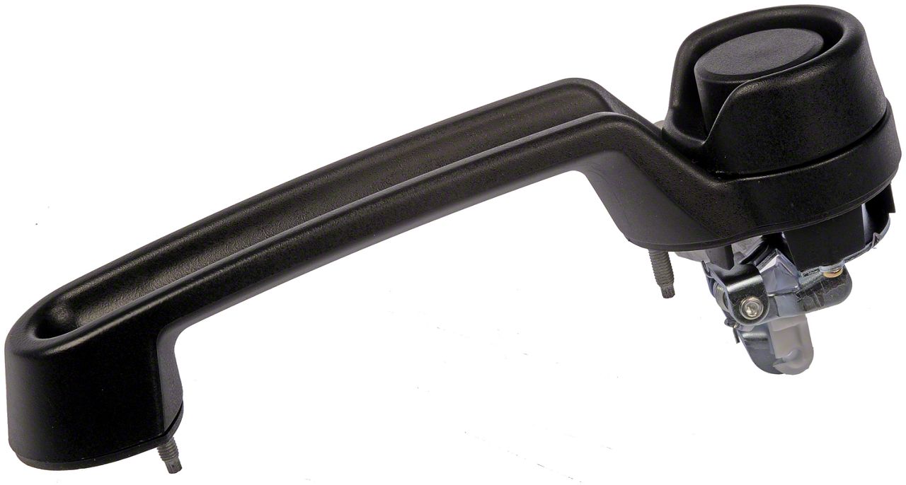 Exterior Cargo Door Handle; Textured Black (07-18 Jeep Wrangler JK)