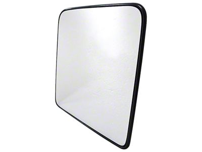 Manual Non-Heated Side Mirror Glass; Driver Side (07-10 Jeep Wrangler JK)