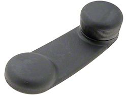 Window Crank Handle; Black (97-10 Jeep Wrangler TJ & JK)