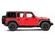 Rough Country Cab Length AL2 Drop Side Step Bars; Black (18-24 Jeep Wrangler JL 4-Door)
