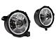 Raxiom 9-Inch LED Headlights with DRL and Halo; Black Housing; Clear Lens (18-24 Jeep Wrangler JL)