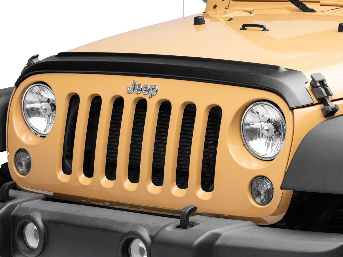 RedRock Jeep Wrangler Hood and Tailgate Protector Set; Textured Black  J137649 (07-18 Jeep Wrangler JK) - Free Shipping