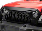 RedRock Deep Woods Grille; Matte Black (18-26 Jeep Wrangler JL w/o TrailCam)