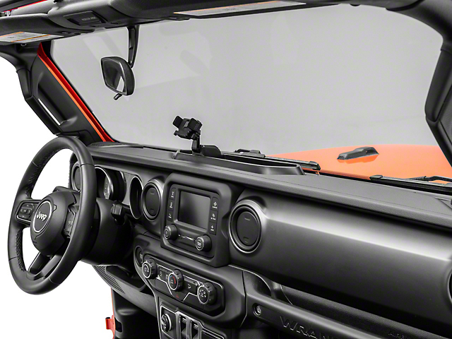 RedRock Dash Mounted Phone Holder with Storage Compartment (18-23 Jeep Wrangler JL)