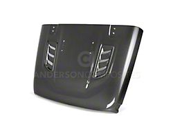 Anderson Composites Type-OE Rubicon Style Hood; Carbon Fiber (20-24 Jeep Gladiator JT)