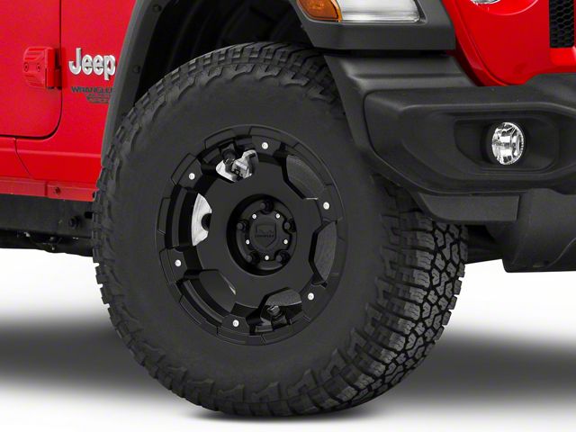 Teraflex Nomad Off-Road Deluxe Metallic Black Wheel; 17x8.5 (18-24 Jeep Wrangler JL)