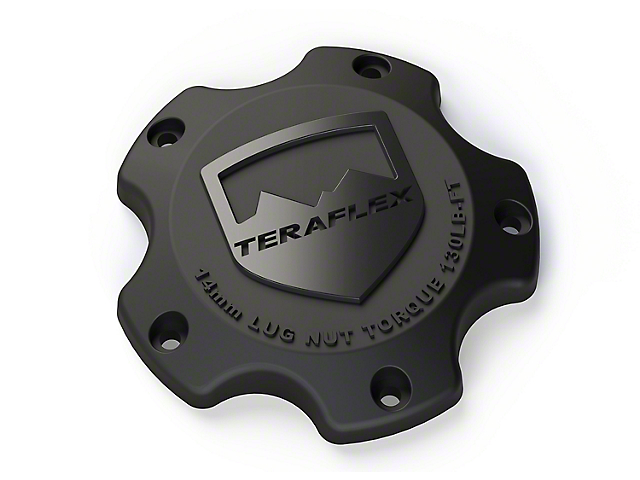 Teraflex Nomad Off-Road Wheel Center Cap; Black (Fits Teraflex Branded Wheels Only)