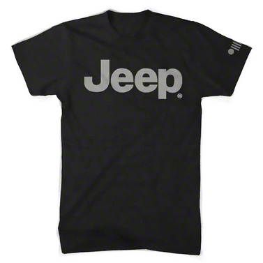 Men's Jeep Logo Blackout T-Shirt