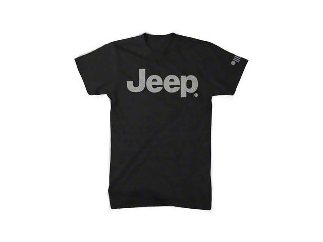 Men's Jeep Logo Blackout T-Shirt