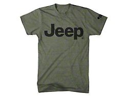 Men's Jeep Logo T-Shirt; Army Green