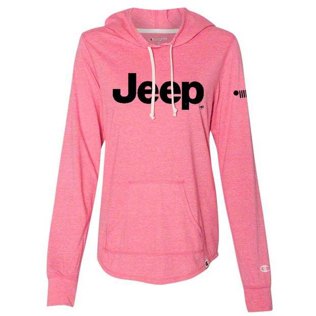 pink long hoodie