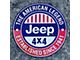 Jeep American Legend Sign; 12-Inch Circle