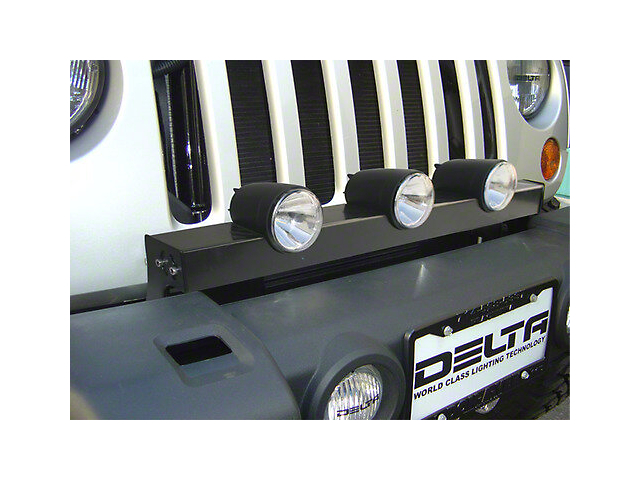 Delta 26-Inch Bullet Grille LED Light Bar with Mounting Brackets (18-23 Jeep Wrangler JL)