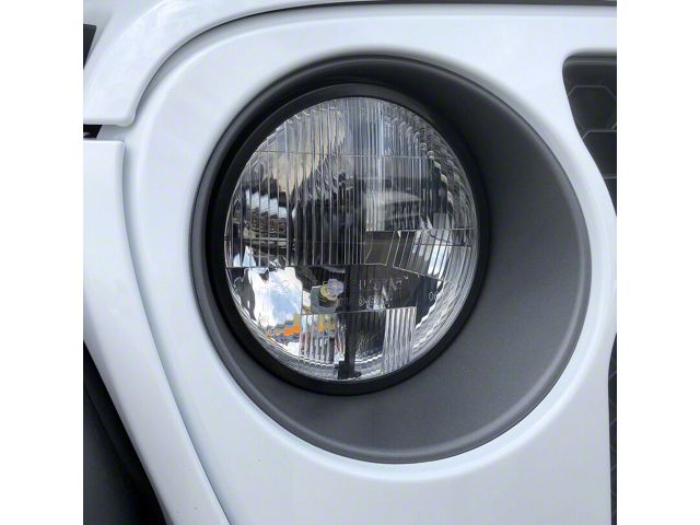 Delta Lights 7-Inch High Power Quad-Bar LED Headlights; Chrome Housing; Clear Lens (20-24 Jeep Gladiator JT)