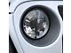 Delta Lights 7-Inch Quad-Bar Xenon Headlights; Chrome Housing; Clear Lens (18-24 Jeep Wrangler JL)